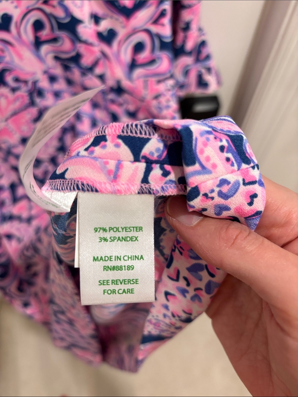 Lilly Pulitzer Pink & Navy Floral Mini Dress - Picture 4 of 6